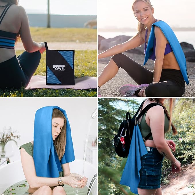 Microfiber Travel Towel, Soft Lightweight Quick Dry Towel, Super Absorbent - Image 5