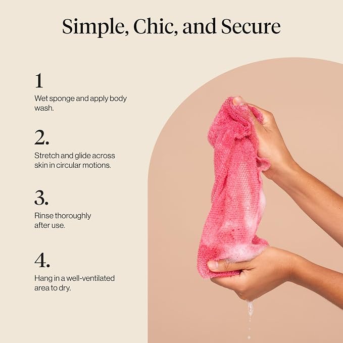 Kitsch African Net Sponge – Exfoliating Body Scrubber - Image 7