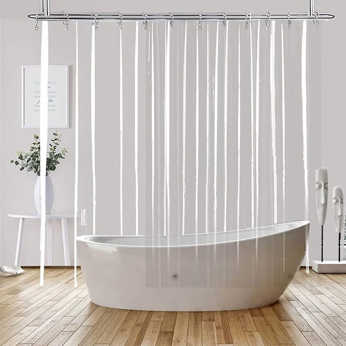 YISURE Clear Shower Curtain or Liner - Image 6