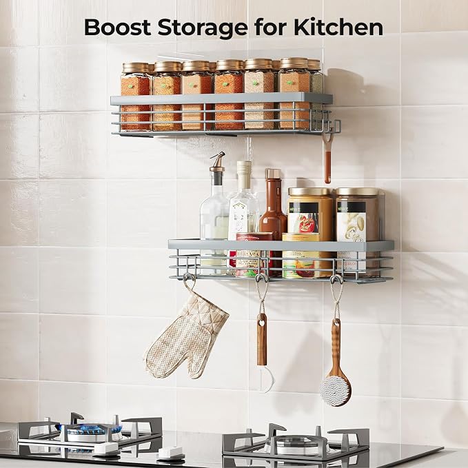 Orimade Shower Caddy with 5 Hooks - Image 6
