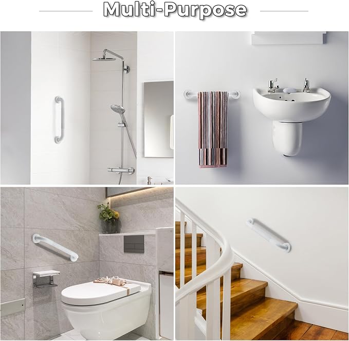 Grab Bars for Shower, 1 Pack 16-Inch Anti Slip Shower Handles for Elderly - Image 6
