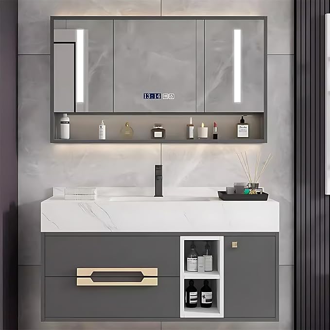 Bathroom Vanity with Sink by Unknown