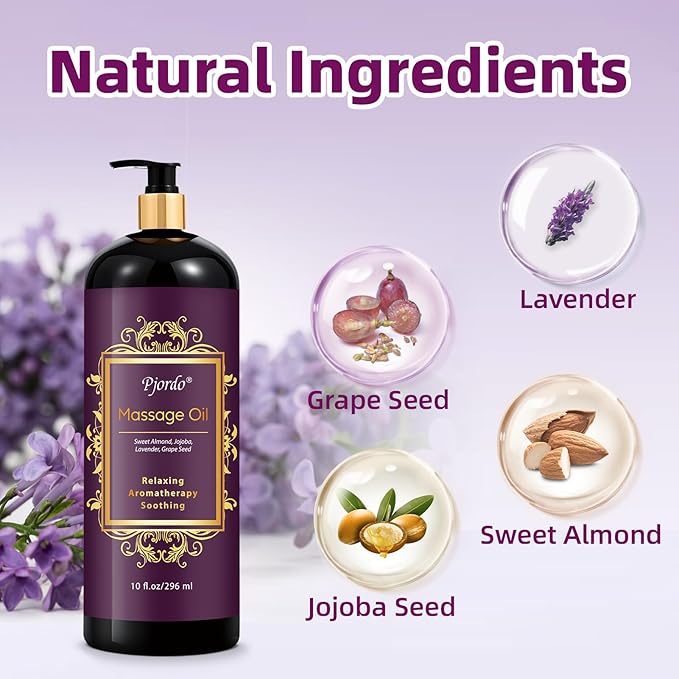 Aromatherapy Lavender Massage Oil, Massage Oil - Image 2