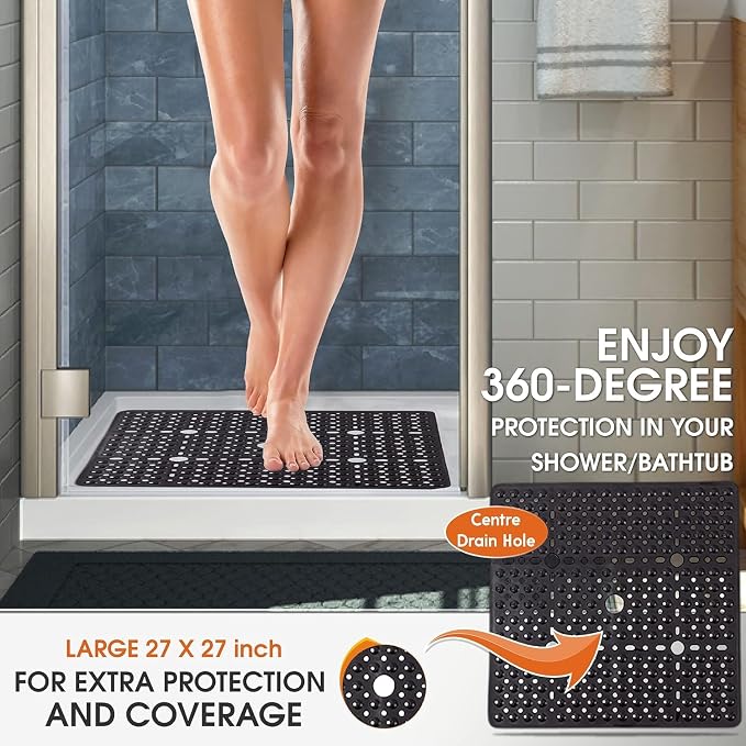 ENKOSI Large Square Shower Mat - Image 3
