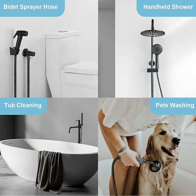 OFFO Shower Hose, 80 in Bidet Hose High Pressure Explosion Proof - Image 7