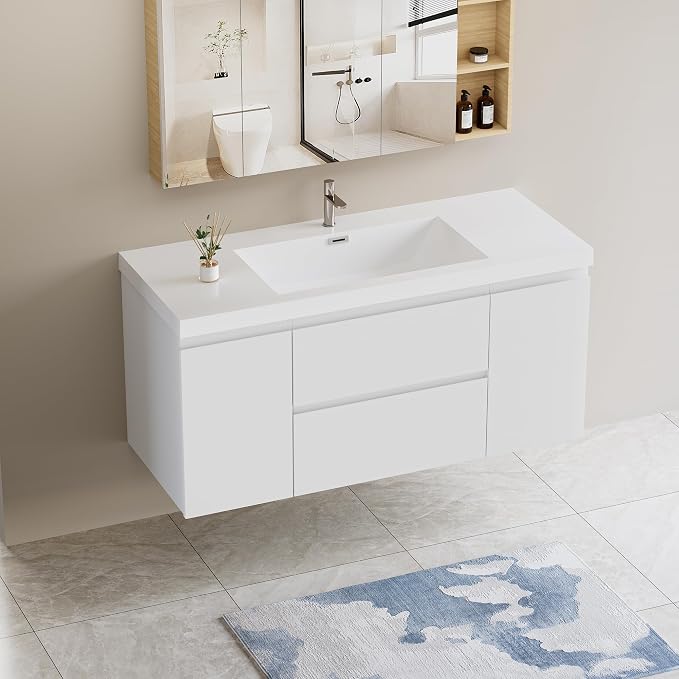48" Floating Bathroom Vanity by Unknown