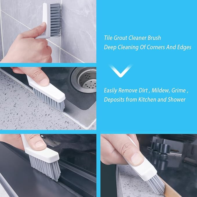 Grout Brush Cleaning, Hard Bristle Grout Cleaner - Image 2