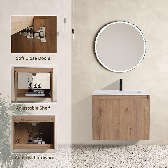 MORVANO 24" Bathroom Vanities Cabinet - Image 8