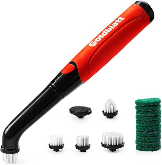 Goldblatt Electric Spin Scrubber Cordless 18-Piece Kit, Power Scrubber by GoldblattUSA