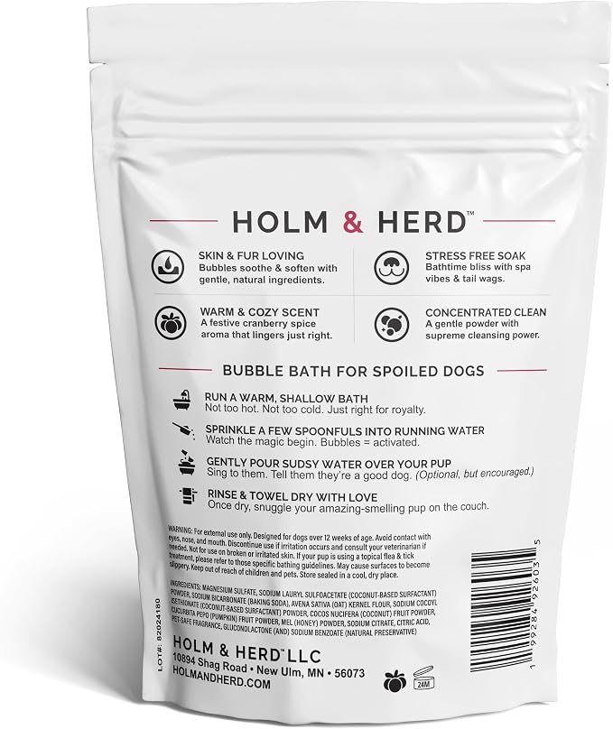 Dog Shampoo Alternative – Oatmeal & Honey Puppy Bubble Bath - Image 2