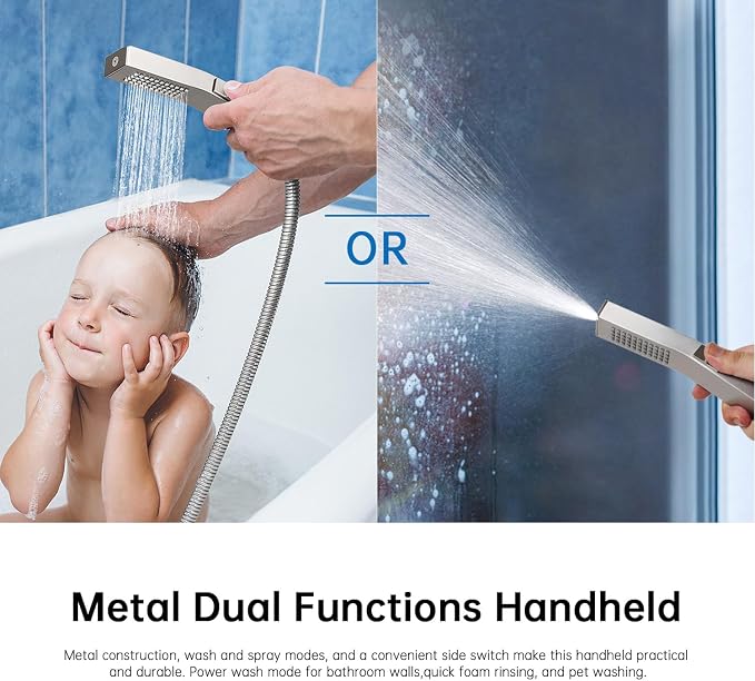 G-Promise All Metal 12 Inches Rain Shower Head - Image 2