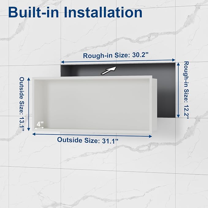 Neodrain 30X12Inch Shower Niche - Image 3