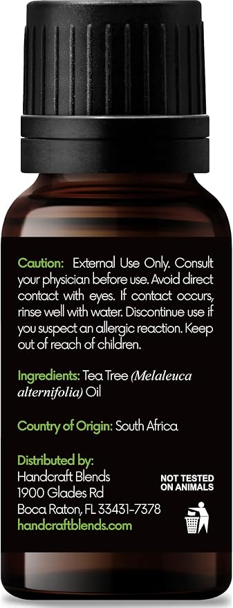 Handcraft Blends Tea Tree Essential Oil – 0.33 Fl Oz – 100% Pure and Natural – - Image 2
