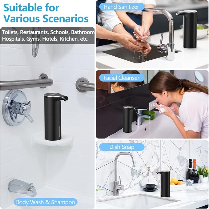 YIKHOM Automatic Liquid Soap Dispenser, Touchless Dish Dispenser, 5 Level - Image 6