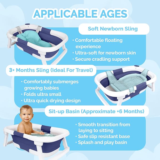 BEBELEH™ Collapsible Baby Bathtub - Image 4
