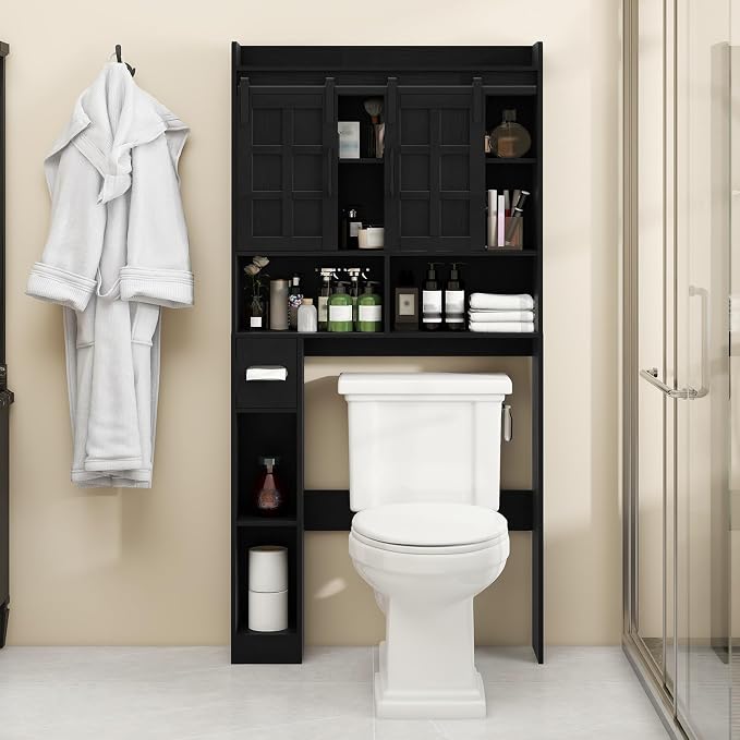 Over The Toilet Storage Cabinet, Farmhouse Storage Cabinet Over Toilet - Image 7