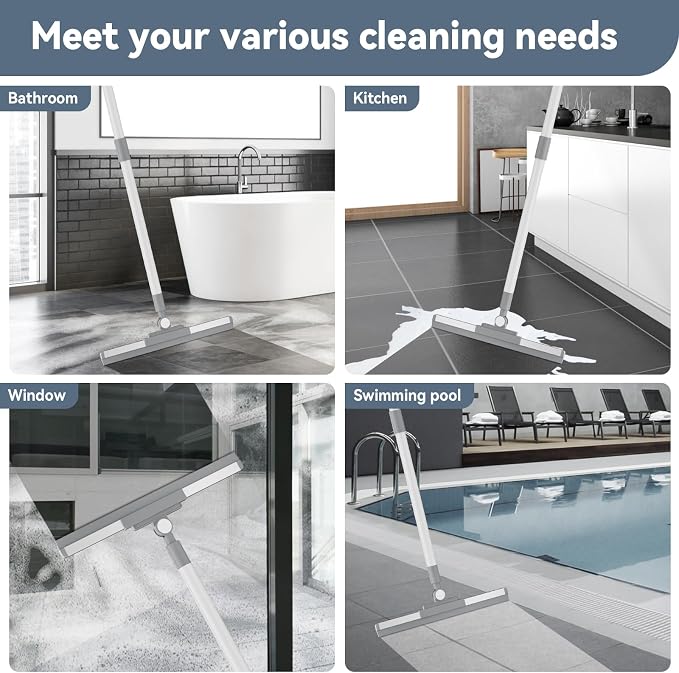 Floor Squeegee with 180° Rotating Head, Squeegee - Image 5
