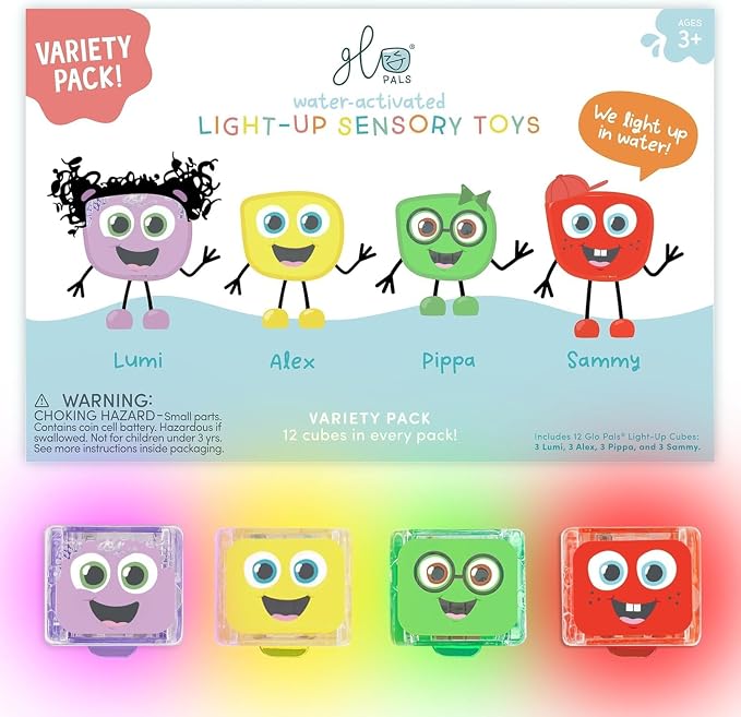 Glo Pals Water-Activated Light-Up Cubes by GloPals