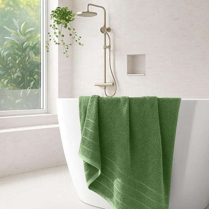 DAN River Extra Large Bath Towels Set of 4, 30 x 60 Inches - Image 6
