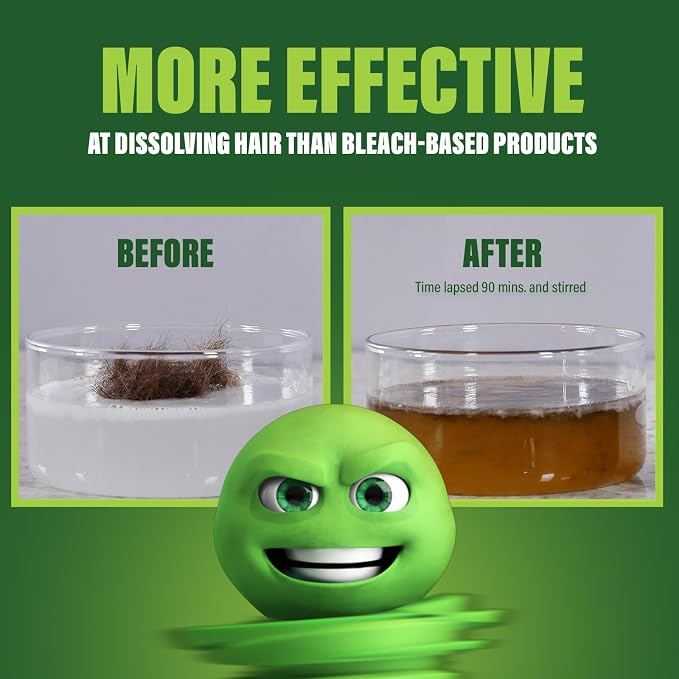 Green Gobbler Drain Clog Dissolver | Powerful Liquid Drain Opener & Toilet Clog - Image 6