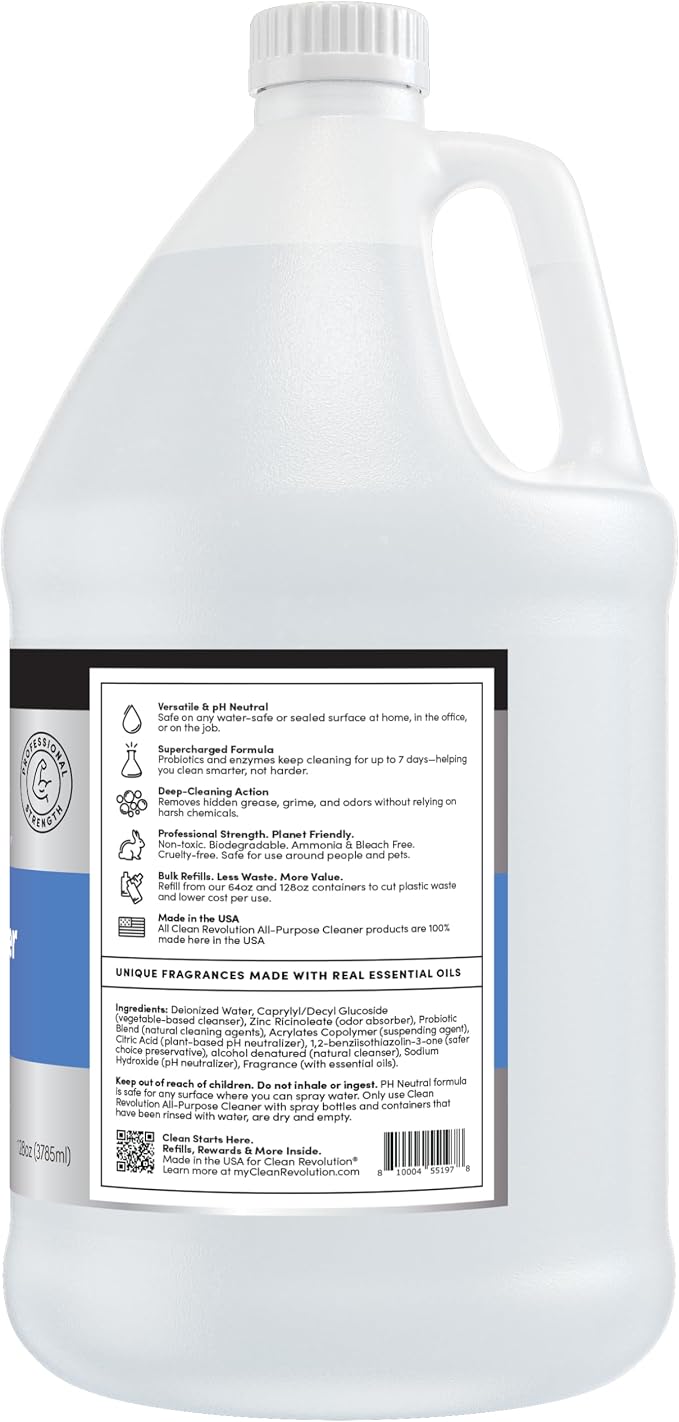 Clean Revolution SuperCharged All Purpose Cleaner, Eco-Friendly & Plant-Based - Image 2