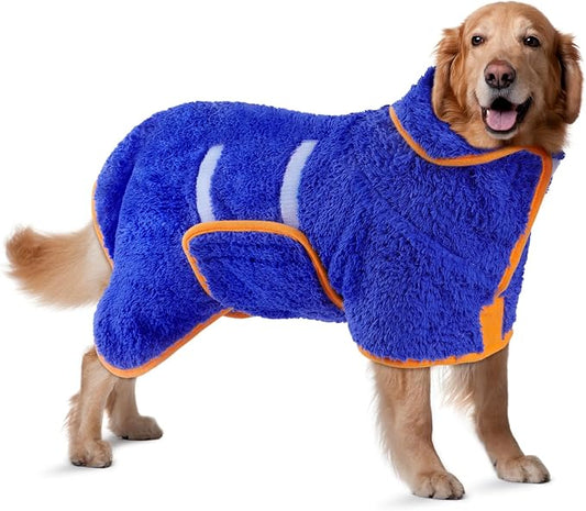 Bienbee Dog Bathrobe, Quick Drying Super Absorbent Dog Robes by Bienbee