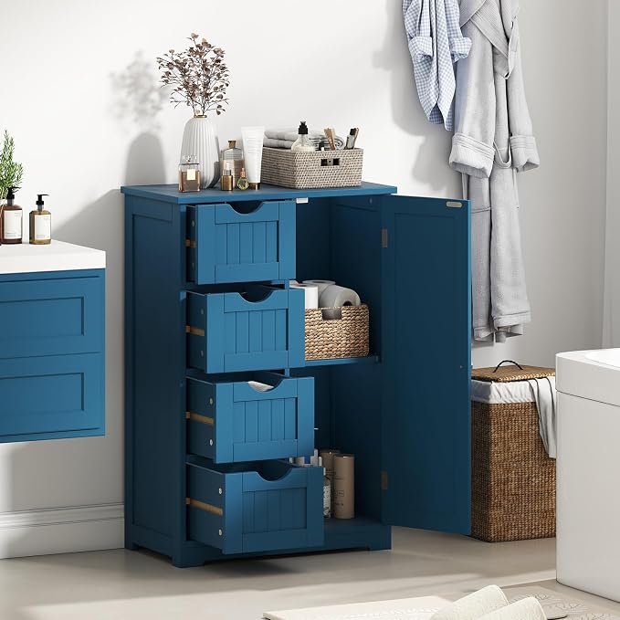 Giantex Bathroom Cabinet, Freestanding Storage Cabinet - Image 2