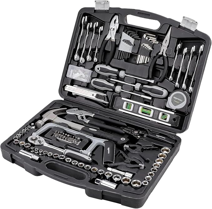 AmazonBasics 173-Piece General Household Hand Tool Set by AmazonBasics
