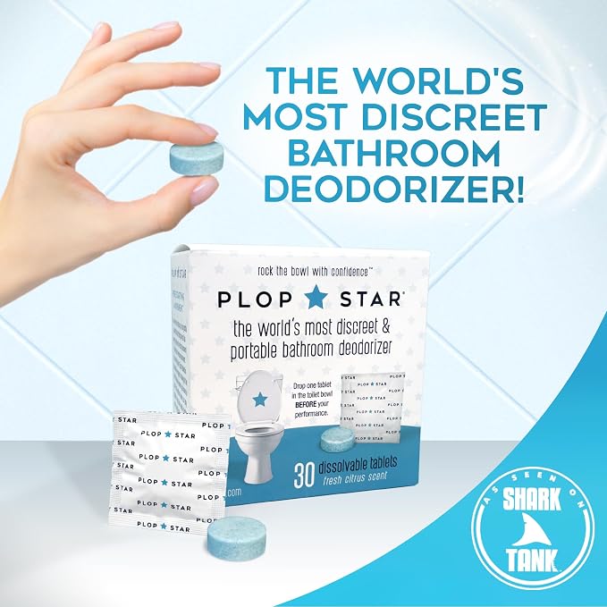 Odor Eliminating Toilet Tablets, Shark Tank Bathroom Deodorizer - Image 2