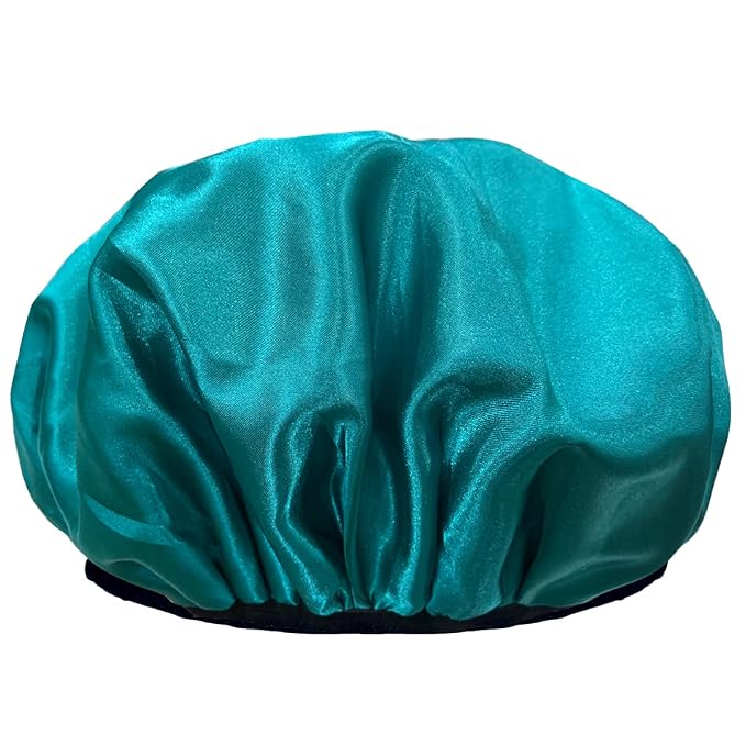 Aquior Shower Cap, Extra Large Triple Layer Bathing Cap - Image 3