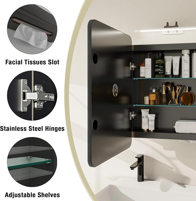 Rectangle Bathroom Medicine Cabinet - Image 3