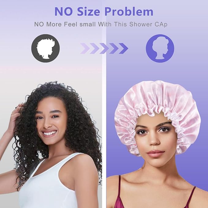 Aquior Shower Caps, Reusable Shower Cap - Image 5