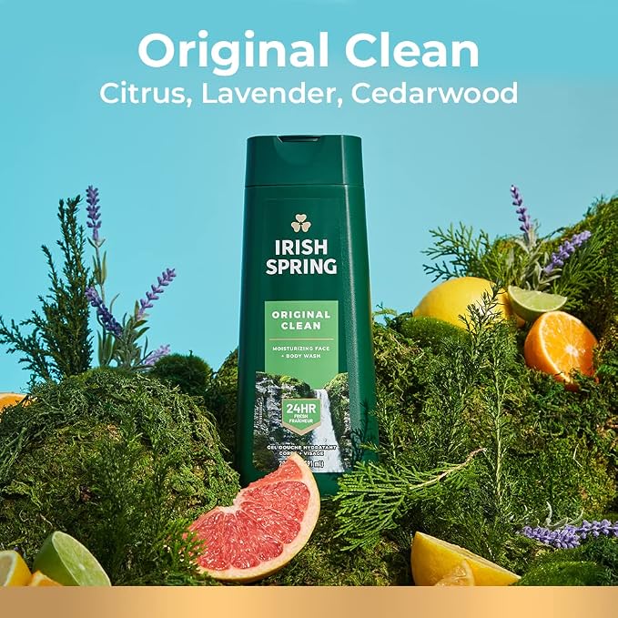 Irish Spring Original Clean Body Wash, 20 Oz, 2 Pack - Image 12