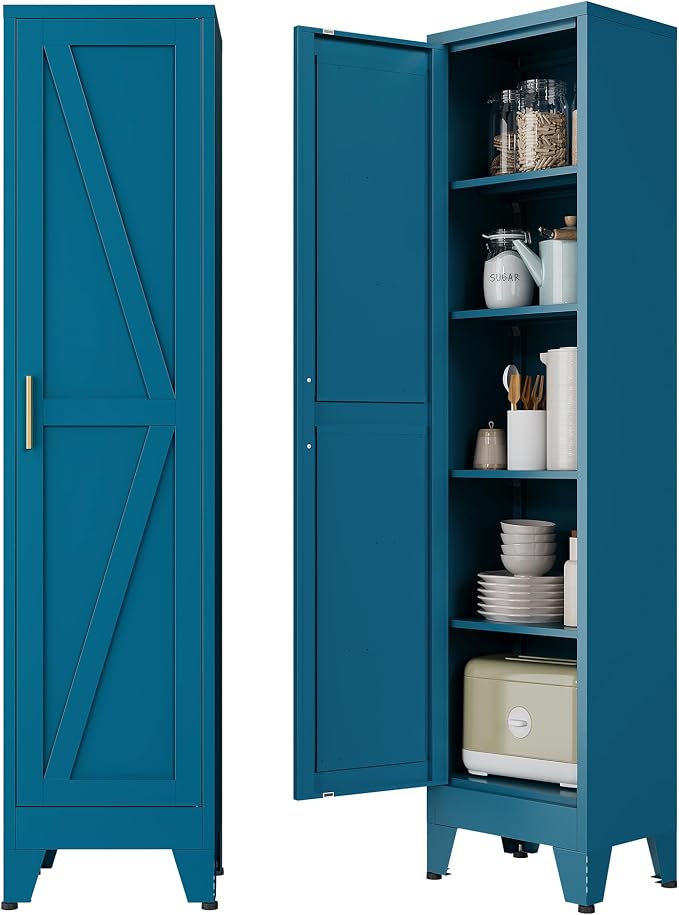 Narrow Bthroom Storage Cabinet Tall Metal Storage Cbinets by Unknown