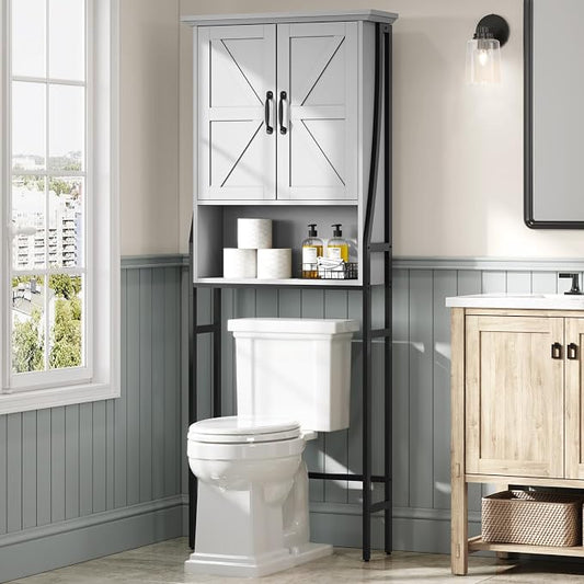 Over The Toilet Storage Cabinet, Over Toilet Bathroom Organizer by MXARLTR