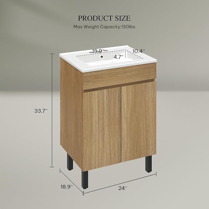YITAHOME 24 Inch Bathroom Vanity - Image 2