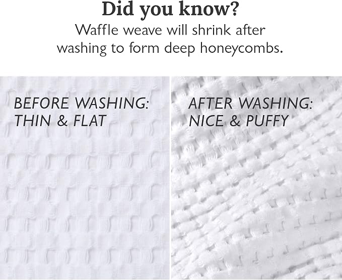GILDEN TREE Waffle Bath Towels Wash Cloths - Image 8