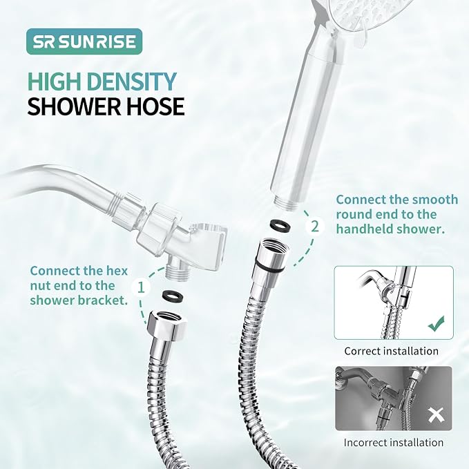 SR SUN RISE 1.5 Meters/59 Inches/4.9 Ft. Flexible 304 Stainless Steel - Image 3