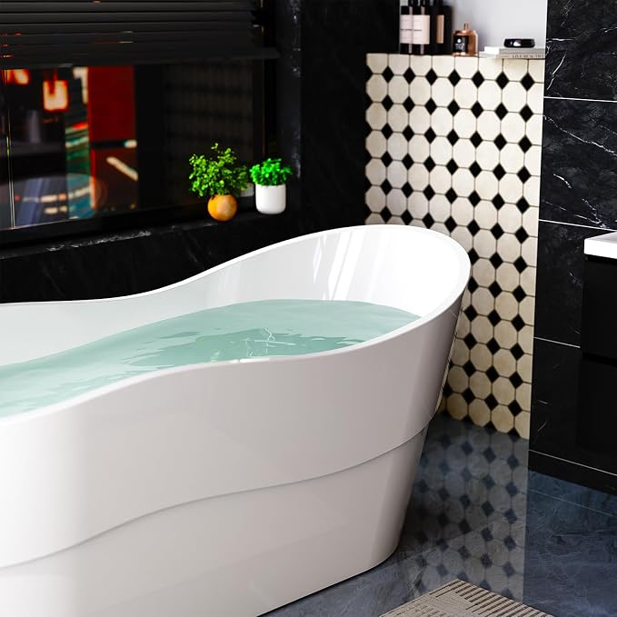 Empava Bathtub, Acrylic Free Standing Tub - Image 3