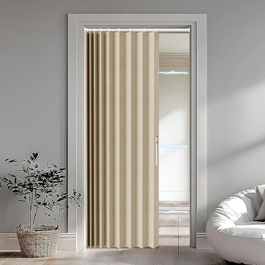 Accordion Door Curtain Set by JILRON