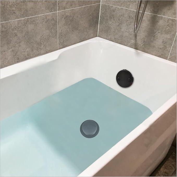 1-1/2" Bathtub Drain Kit Wellup Tubular Tip Toe Bath Waste Drain Kit, Touch-Toe - Image 2