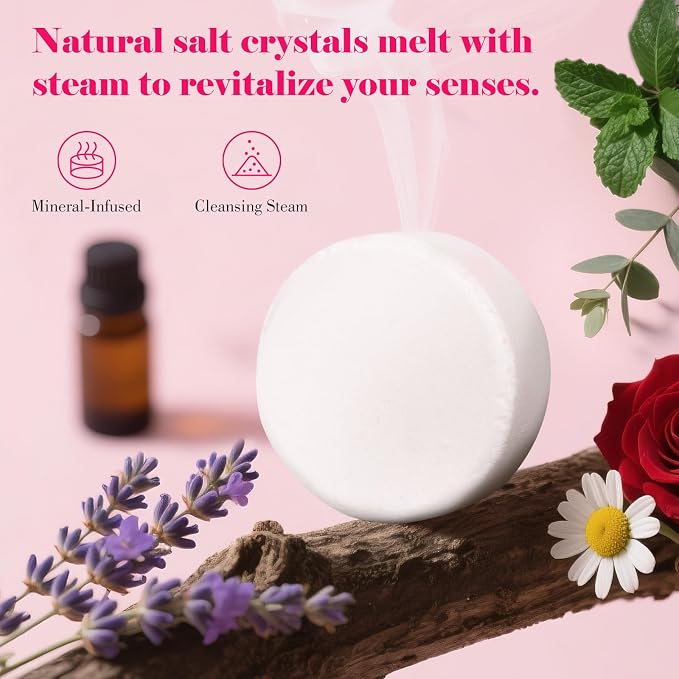 W&E Choice Shower Steamers Aromatherapy 21 Pack- Shower Bombs - Image 4
