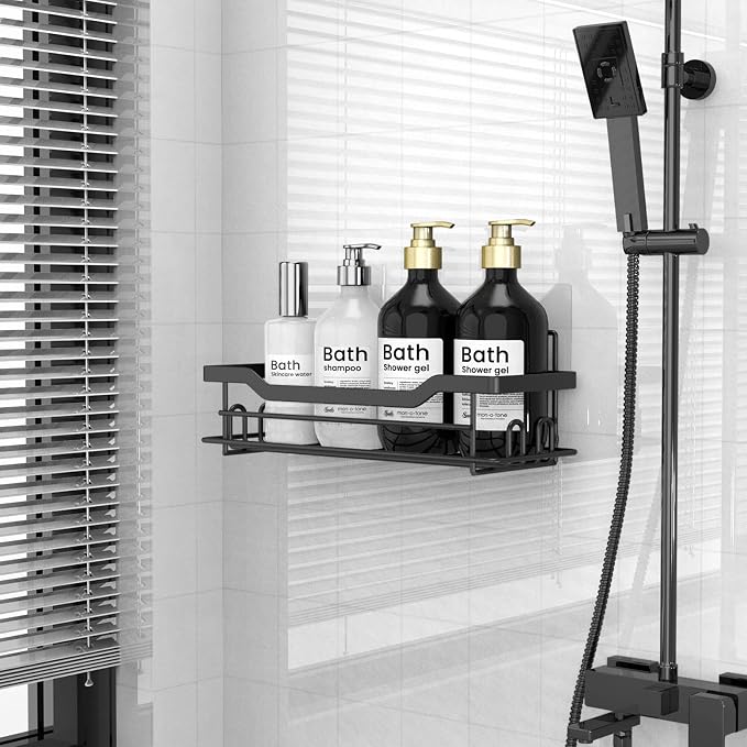 Shower Caddy Shelves Organizer Rack, Single Pack Shower Caddy, No Drilling Wall - Image 3