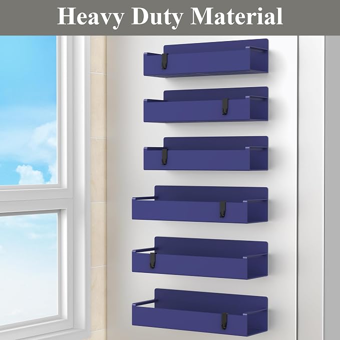 6 Pack Magnetic Spice Rack Organizer - Image 4
