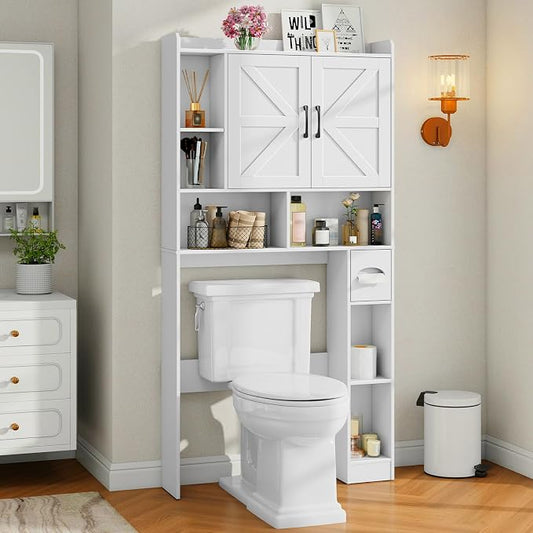 Vabches Over The Toilet Storage Cabinet, Farmhouse Storage Cabinet Over Toilet by Vabches