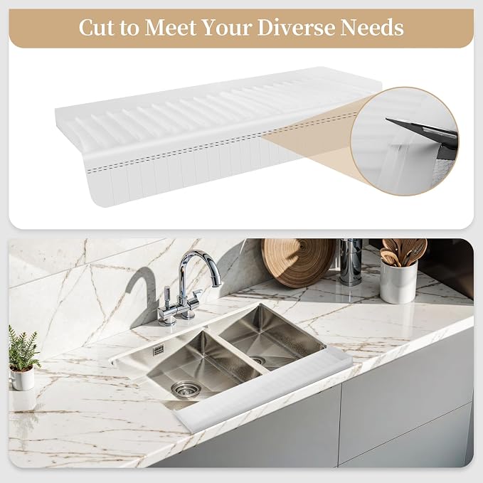 Silicon Edge Protectors for Kitchen Sink, Splash Guard - Image 6