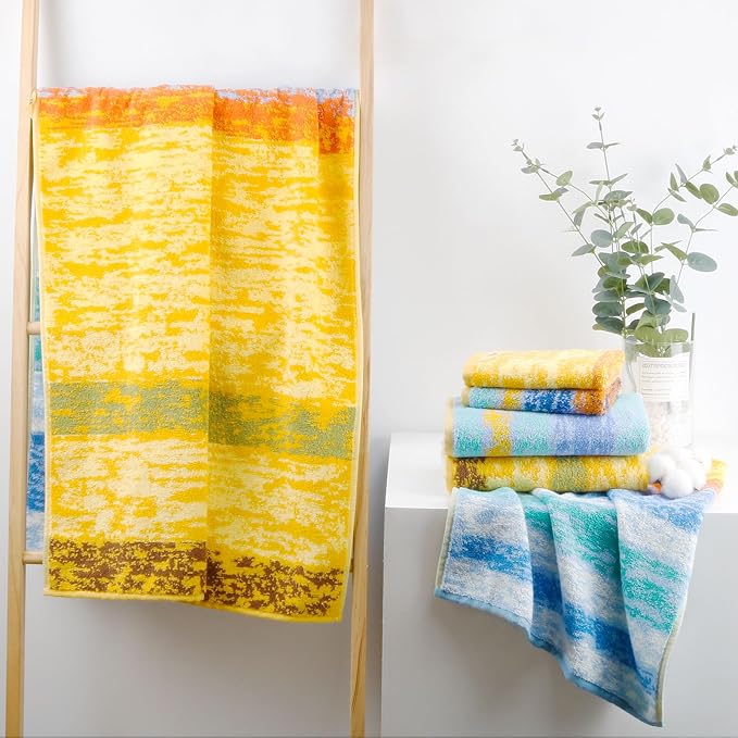SEMAXE Hand Towels for Bathroom, 100% Cotton Towels - Image 9