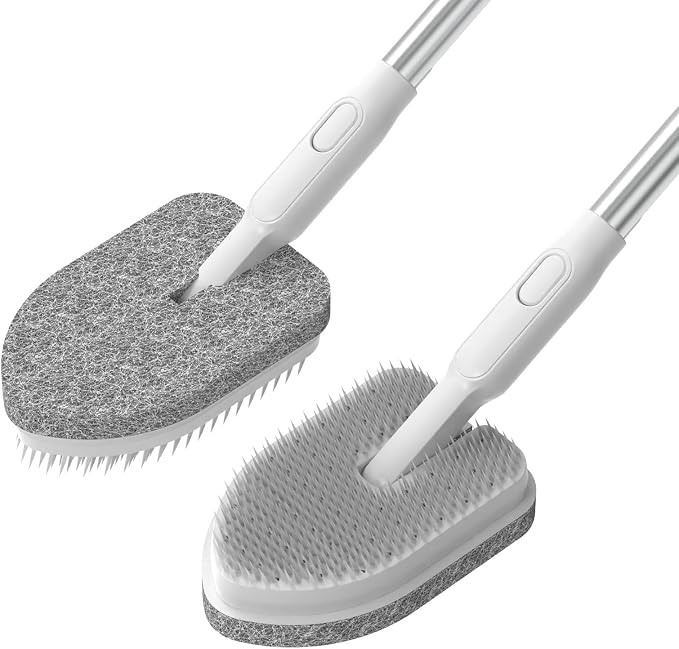 Tub Scrubber Cleaning Brush, Non-Scratch Shower Scrubber - Image 3