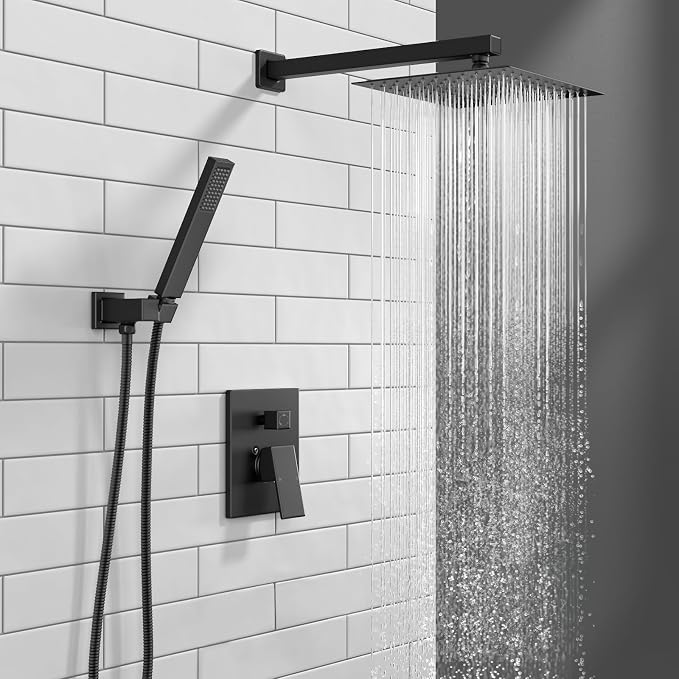 Lava Odoro Modern 2-Setting Square Shower System - Image 2