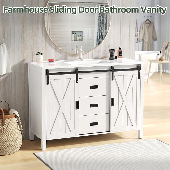 ONBRILL 47.2 Inch Bathroom Vanity - Image 3